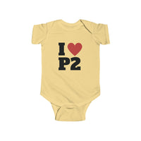 I ♥ P2 Infant Body Suit