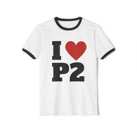 The "I ♥ P2" Ringer Tee